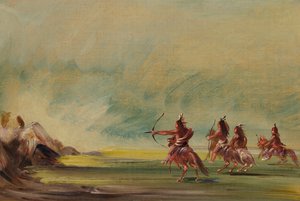 Comanche Giving Arrows to the Medicine Rock