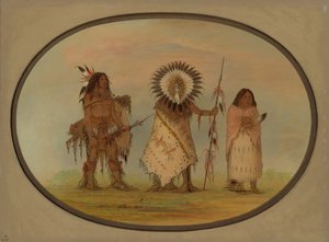 Crow Chief, His Wife, and a Warrior