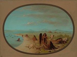 Crow Warriors Bathing