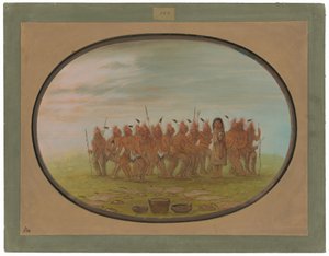 Dance to the Berdache - Saukie by George Catlin
