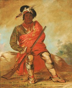 Eteh-éé-fix-e-co, Deer Without a Heart, a Chief, 1838
