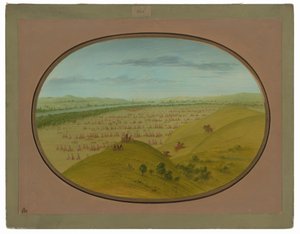 Fort Pierre by George Catlin