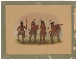 Four Navajo Warriors