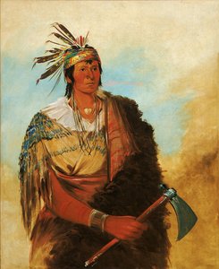 Go-to-ków-páh-ah, Stands by Himself, a Distinguished Brave
