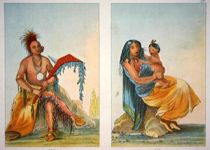 Head Chief Clermont and his wife and child