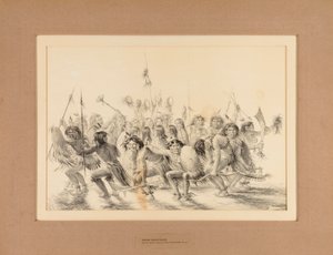 Indian Scalp Dance by George Catlin