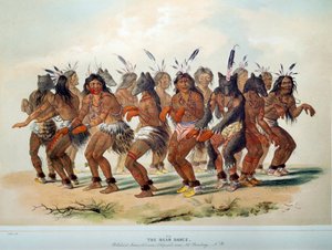 Bear Dance, Ritual of a Tribe of Red Skin (Illustration)
