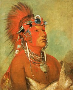 Jee-hé-o-hó-shah, Cannot Be Thrown Down, a Warrior by George Catlin