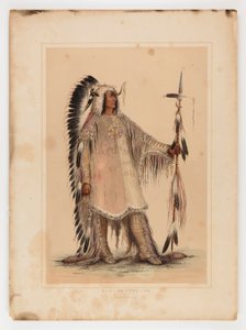 Mah-to-toh-pa, the Mandan Chief by George Catlin