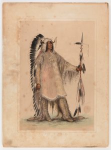 Mah-to-toh-pa, the Mandan Chief by George Catlin