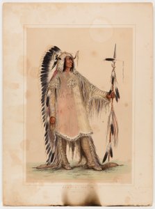 Mah-to-toh-pa, the Mandan Chief by George Catlin