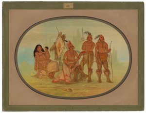 Osage Indians by George Catlin