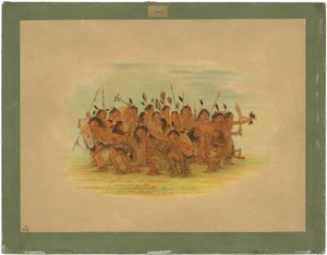 Scalp Dance - Sioux by George Catlin
