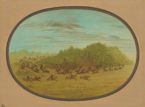 Sham Fight of the Camanchees