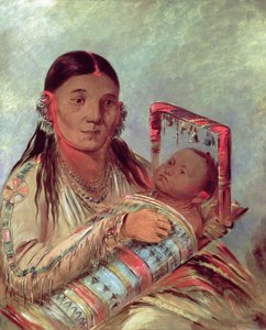 Sioux mother and baby