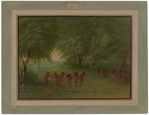 Tapuya Encampment by George Catlin