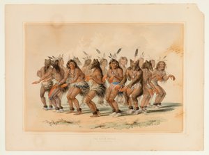 The Bear Dance--no. 18 by George Catlin