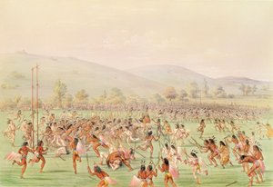 The Indian Ball Game by George Catlin