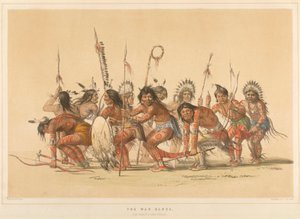 The War Dance, from the portfolio “The North American Indian” by George Catlin