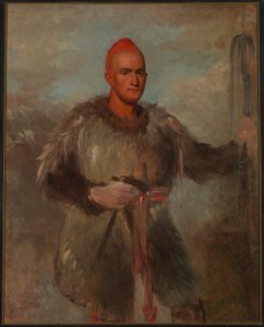 Theodore Burr Catlin, in Indian Costume by George Catlin