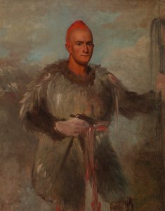 Theodore Burr Catlin, in Indian Costume, 1840-1841 by George Catlin