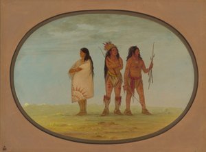 Three Navaho Indians, 1861-1869