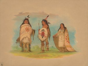Three Riccarree Indians