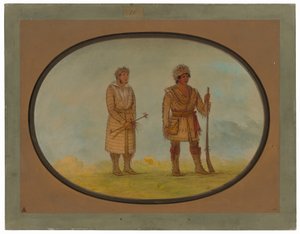 Two Cherokee Chiefs by George Catlin