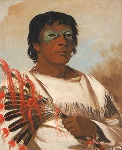 Wah-pe-kée-suck, White Cloud (Called the Prophet), Adviser to Black Hawk by George Catlin