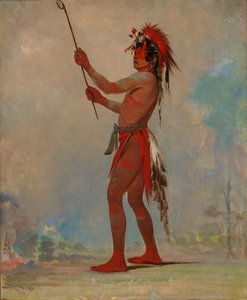 We-chúsh-ta-dóo-ta, Red Man, a Distinguished Ball Player, 1835
