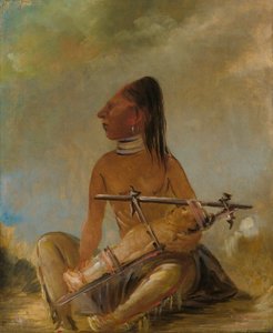 Woman and Child, Showing How the Heads of Children are Flattened