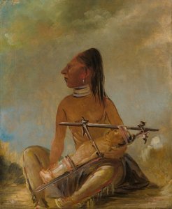 Woman and Child, Showing How the Heads of Children are Flattened