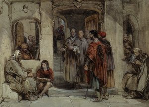 A Scene of Monastic Life