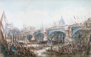 Opening of Blackfriars Bridge, London