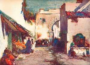 In the Street A Scene in Tangier