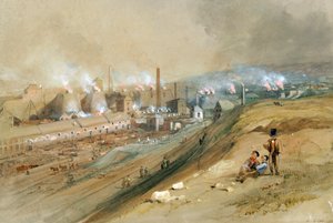 Dowlais Ironworks by George Childs