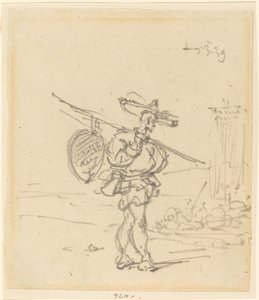 A Chinese Peasant by George Chinnery