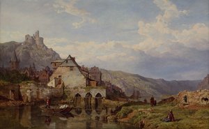 A View of Bouvignes on the Meuse