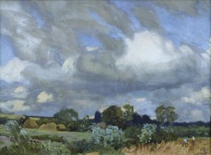 Haymaking by George Clausen