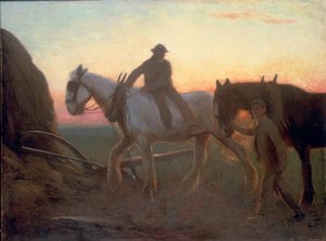 Homeward by George Clausen