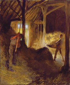 In the Barn by George Clausen