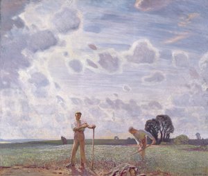 In the Fields of June by George Clausen