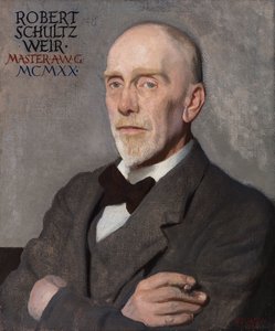 Portrait of Robert W. Schultz Weir by George Clausen