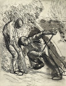 Propping the Rick, c.1900 by George Clausen
