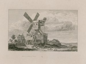 Mill on Wimbledon Common by George Cooke