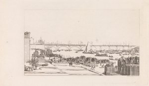 Opening of Waterloo Bridge by George Cooke