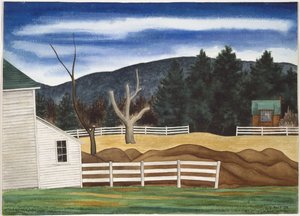 Woodstock Landscape, March by George Copeland Ault