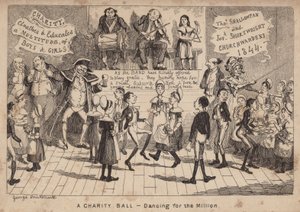 A Charity Ball - Dancing for the Million; Cartoon