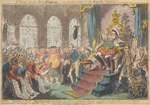 A Scene in the New Farce - as Performed at the Royalty Theatre! by George Cruikshank