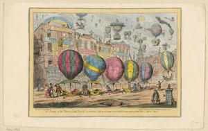 A Scene in the Farce of "Lofty Projects" as Performed with Great Success for the Benefit & Amusement of John Bull by George Cruikshank